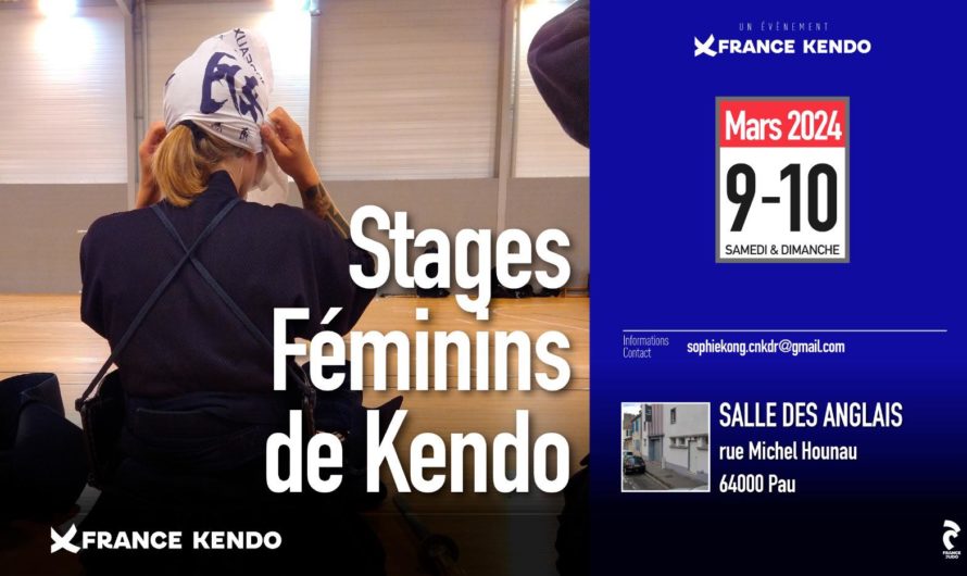 Stage interrégional Féminin de Kendo à Pau (64)