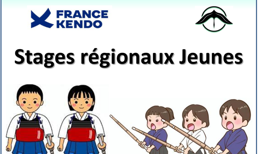 Stage Kendo Jeunes CRKDR Nouvelle Aquitaine 2024/2025